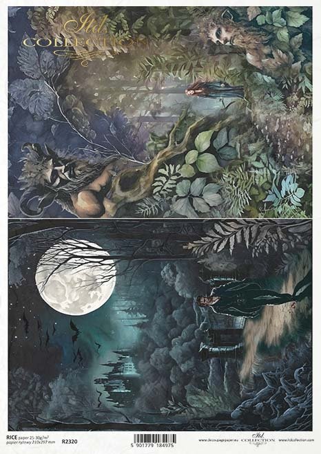 wampir, pełnia księżyca, Faun, Satyr, dżungla, tajemniczy las*vampire, full moon, Faun, Satyr, jungle, mysterious forest*Vampir, Vollmond, Faun, Satyr, Dschungel, geheimnisvoller Wald*vampiro, luna llena, Fauno, Sátiro, selva, bosque misterioso