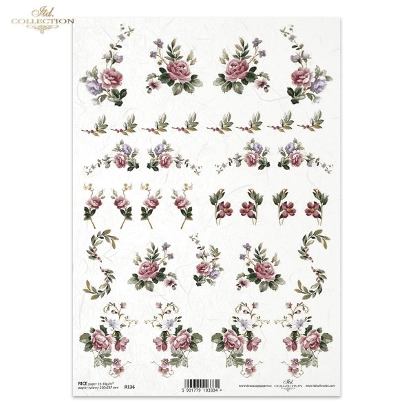 decoupage-rice-paper-flowers-buds-leaves-rose-roses-garden-R0136