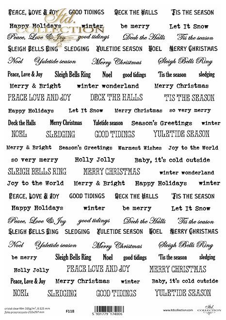 świąteczne napisy*Christmas inscriptions*Weihnachts-Inschriften*Inscripciones navideñas