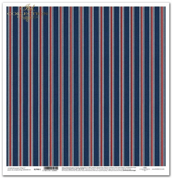 Seria retro paski - tło, baza, uniwersalne paski, paski świąteczne, granatowo-czerwone-białe paski* Series Reto stripes - Retro stripes, marine, background, base, universal stripes, navy blue/red-white stripes 