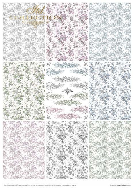 Seria Shabby Chic - four colors - cztery kolory * Series Shabby Chic - four colors