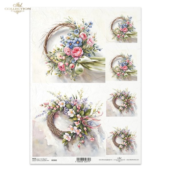 wiosenny bukiet, bukiety, kwiaty, kwiatowy, kolaże, wianek, wianki, wieniec, wieńce, Spring Bouquet, Spring Bouquet, bouquets, flowers, floral, collage, garland, garlands, wreath, wreaths, Frühlingsstrauß, Sträuße, Blumen, Collage, Girlande