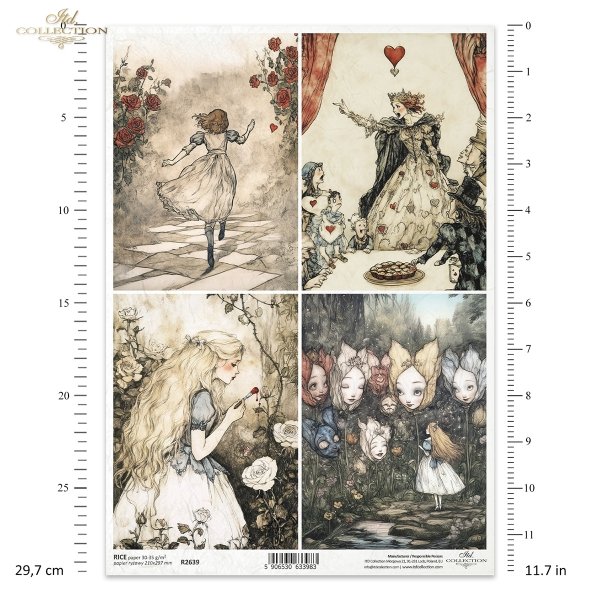 Królowa Kier, Alicja, dziewczynka, kwiaty, róże*Queen of hearts, Alice, girl, flowers, roses*Königin der Herzen, Alice, Mädchen, Blumen, Rosen*Reina de corazones, Alicia, niña, flores, rosas