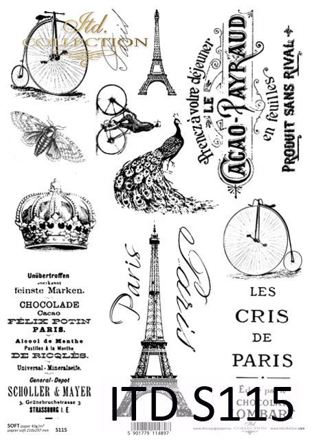 papír pro decoupage Soft S0115