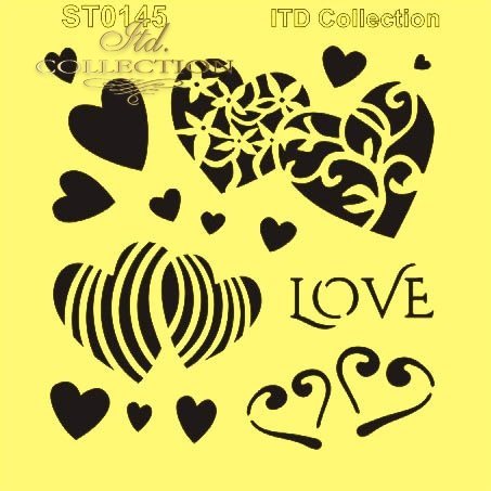 ST0145 - serduszka, serca, serce, Walentynki, Love
