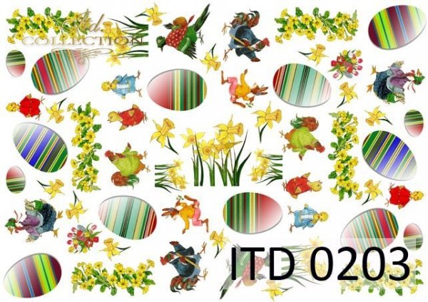 Papier decoupage (HS code 48025700) D0203M