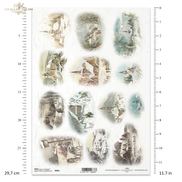 motywy świąteczne, Boże Narodzenie, zima, zimowe obrazki, śnieg, kościół, kościółek, retro, vintage, choinka, sarna, sarenki, R994, christmas theme, Christmas, winter, winter pictures, snow, church,  retro, vintage, Christmas tree, roe deer, Weihnachtsthe