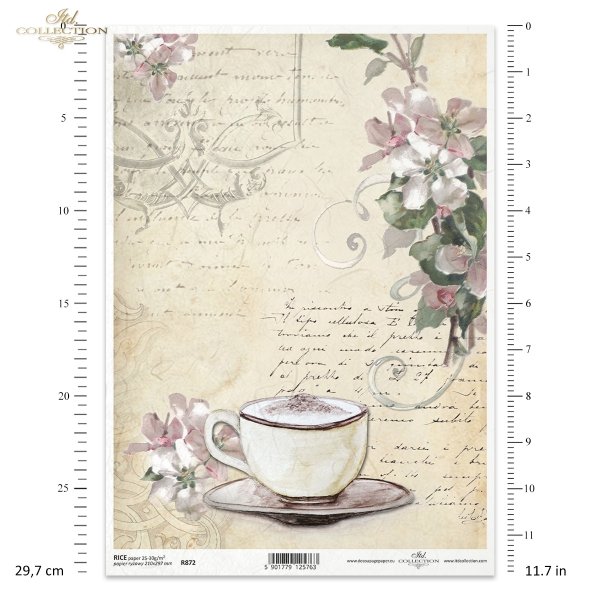 Autorka grafik: Magda Stanczew, rose, cups, teacup, coffee, table, cake, vase, beads, Rose, Tassen, Teetasse, Kaffee, Tisch, Kuchen, Vase, Perlen, rosa, tazas, taza de té, café, mesa, pastel, jarrón, cuentas