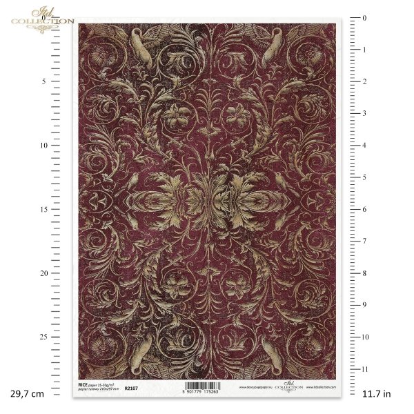 Seria Vintage Tapestry, motyw tapetowy, tapeta, ornament roślinny, ornamenty, dekor, vintage, retro, gobelin, wallpaper motif, floral ornament, ornaments, decor, tapestry, Tapetenmotiv, Wandteppich, florales Ornament, Ornamente, Dekor