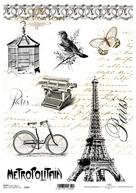 papír pro decoupage Soft S0103