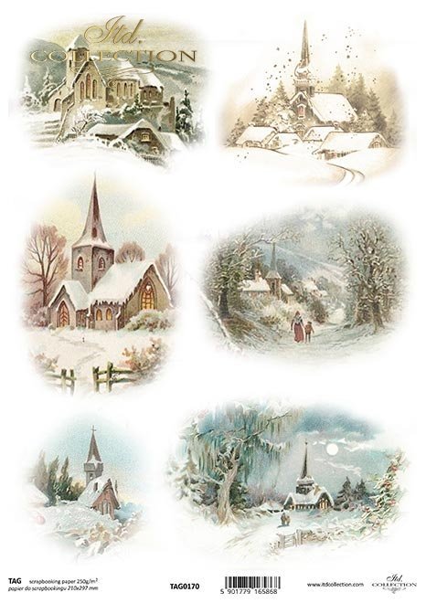 motywy świąteczne, Boże Narodzenie, widoczki zimowe, motywy zimowe, kościoły*Christmas theme, Christmas, winter views, winter motifs, churches*Thema Weihnachten, Weihnachten, Winteransichten, Wintermotive, Kirchen*Tema de Navidad, Navidad, vistas de invie