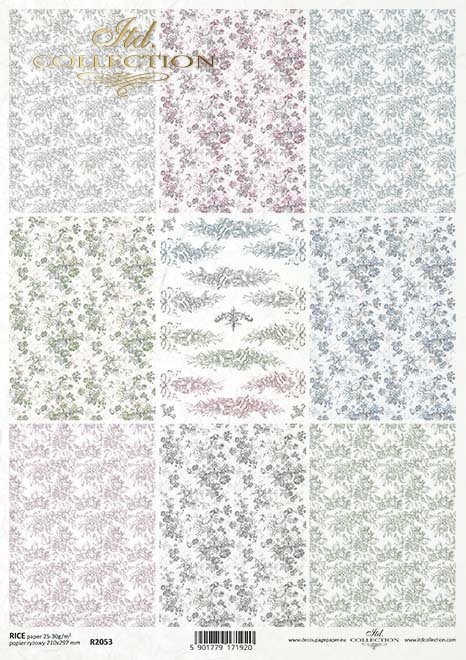 Seria Shabby Chic - four colors*Shabby Chic series - four colours*Serie Shabby Chic - vier Farben*Serie Shabby Chic - cuatro colores