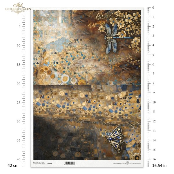 złoto, dekoracyjne wzory, mozaiki, motywy secesyjne*gold, decorative patterns, mosaics, Art Nouveau motifs