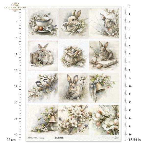 Wielkanoc, zając, królik, vintage, retro, akwarela, wiosna, sielski, wiejski, ilustracja, zwierzęta, kwiaty*Easter, hare, rabbit, vintage, retro, watercolor, spring, idyllic, rustic, illustration, animals, flowers