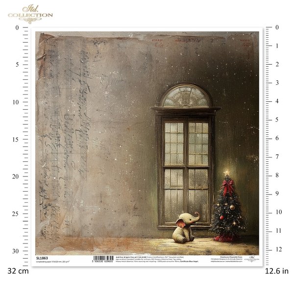 Papier für Scrapbooking SL1863