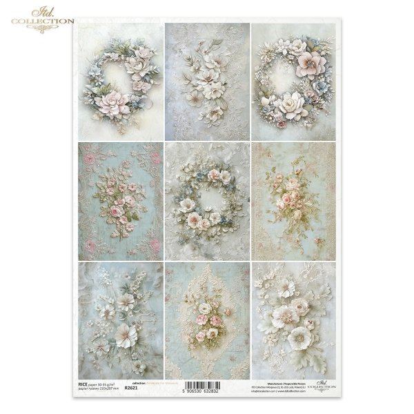 Reispapier für Serviettentechnik und Decoupage R2621
