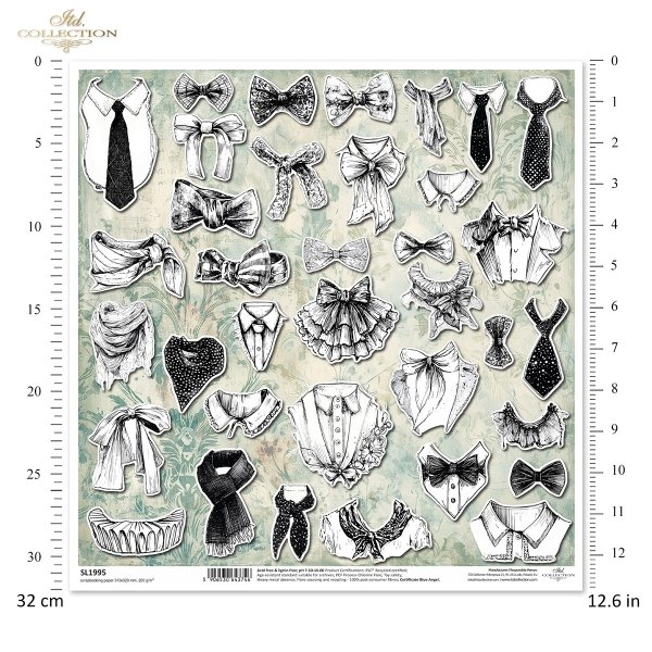 Papier für Scrapbooking SL1995