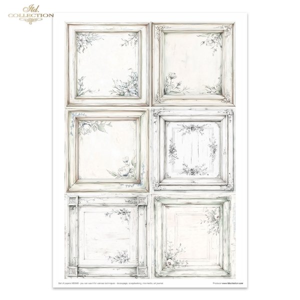 Creative-Set MS048 Floral Shabby Chic