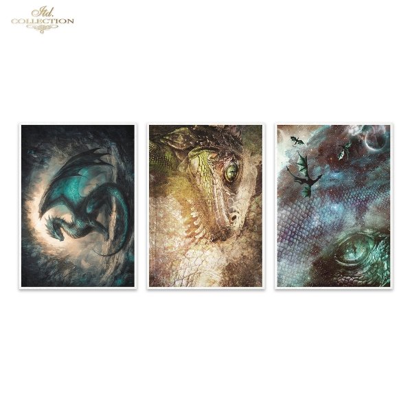 Papier morwowy decoupage FPA3025 seria „An undiscovered magical world” – Nieodkryty magiczny świat * Mulberry decoupage paper FPA3025 „An undiscovered magical world” * Maulbeerpapier für Decoupage FPA3025 – Unentdeckte magische Welt * Papel decoupage more