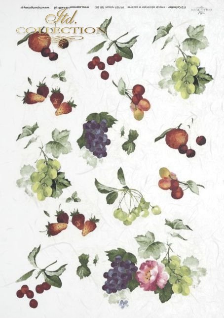 owoce, liście, truskawki, wiśnie, czereśnie, winogrona, winogrono, R100
