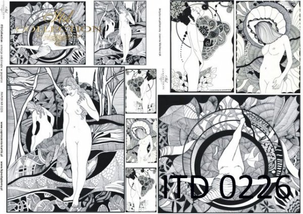 Papier für Serviettentechnik und Decoupage D0226M