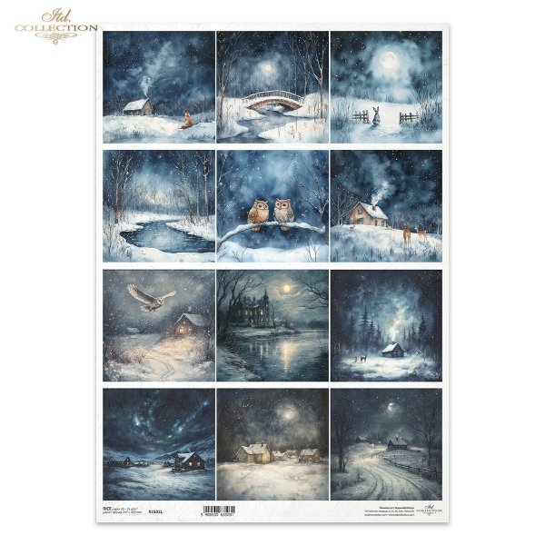 Reispapier A3 für Decoupage R1501L