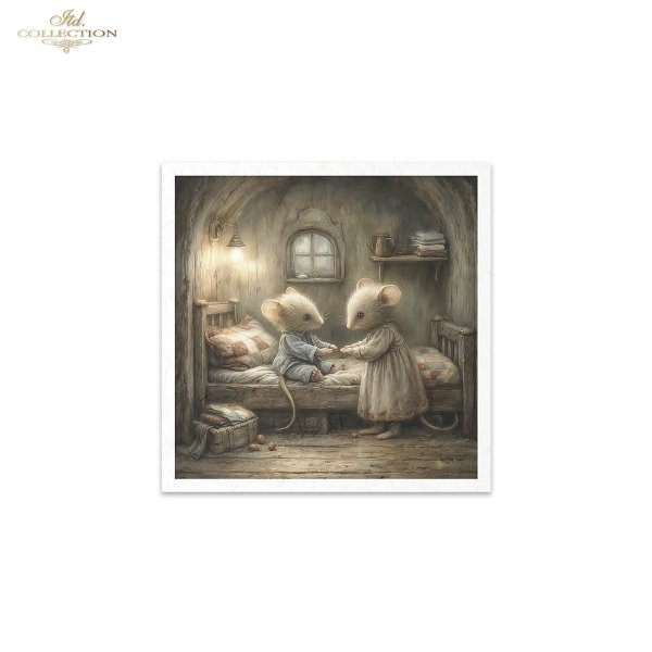 Mouse World - Świat Myszek - Myszki, ilustracje bajkowe, baśniowy las, przytulne, domowe scenki*mice, fairy tale illustrations, fairy tale forest, cosy, homely scenes