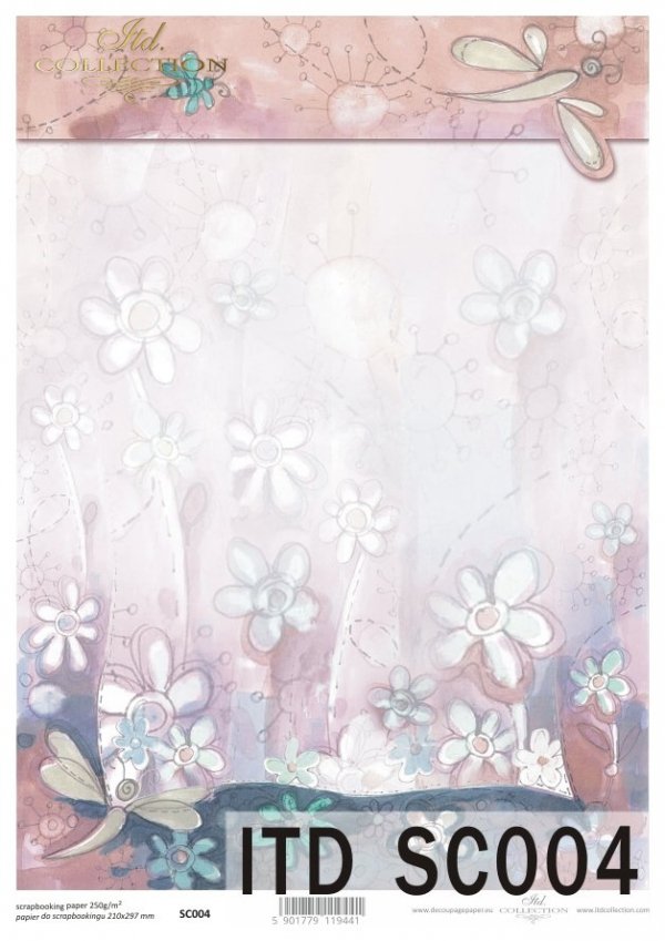 Papier für Scrapbooking SC0004