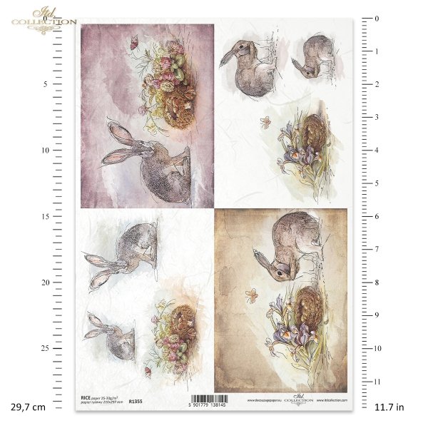 animals, hares, eggs in nests, butterflies, flower, Easter, spring, background, Hase, Nest, Nesteier, pastellfarbener Hintergrund, liebre, nido, huevos de nido, fondo