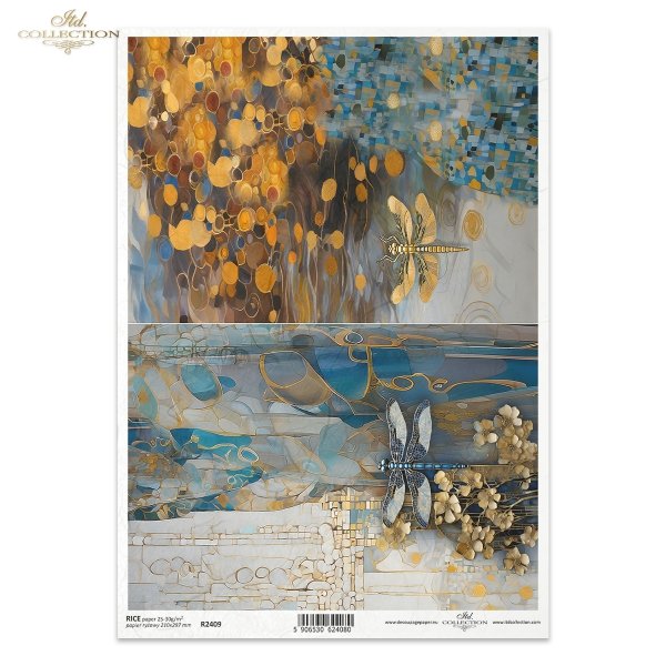 Klimt, sztuka, złoto, biżuteria, kamienie szlachetne, moda, mozaika, ważka, wazki, secesja, motywy secesyjne, Art Nouveau motifs, Inspired by Klimt, kwiaty 3D, 3D efekt, Klimt, art, gold, jewellery, precious stones, fashion, mosaic