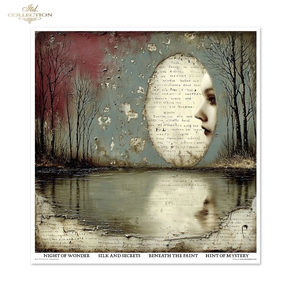 Set von Papieren für Scrapbooking SLS-103 Carnival - Masquerade