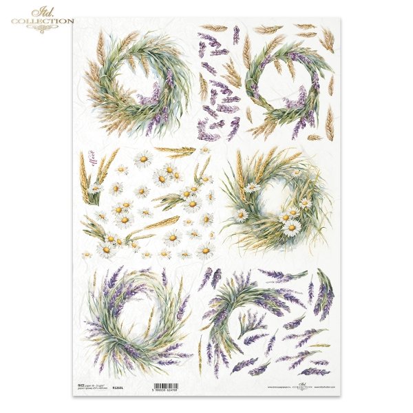 letnie kwiaty, kwiaty polne, bukiet kwiatów, wianek, wianki, wieniec, wieńce, 3D effect, miniatura, miniatury, summer flowers, field flowers, bouquet of flowers, garland, garlands, wreath, wreaths, miniatures, miniature, Sommerblumen, Feldblumen, Blumenbo
