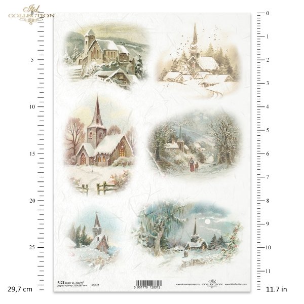motywy świąteczne, Boże Narodzenie, zima, zimowe obrazki, śnieg, kościół, kościółek, retro, vintage, R992, christmas themes, Christmas, winter, winter images, snow, church, retro, vintage, Weihnachtsthemen, Weihnachten, Winter, Winterbilder, Schnee, Kirch