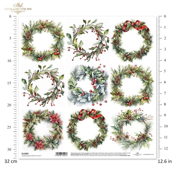 zimowe wianki*winter garlands*Wintergirlanden*guirnaldas de invierno