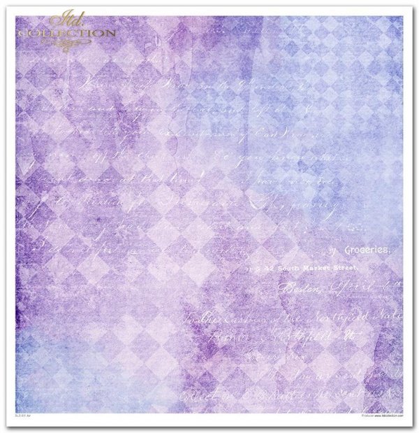 Set von Papieren für Scrapbooking SLS-011 ''Vier Elemente - Luft''---- PREISREDUZIERTES PRODUKT
