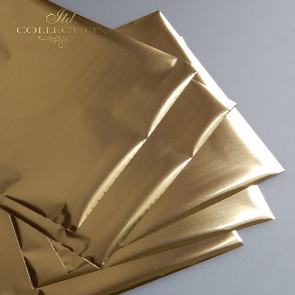 Metallische Folie für scrapbooking und decoupage - Gold