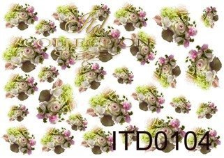 Decoupage paper ITD D0104M