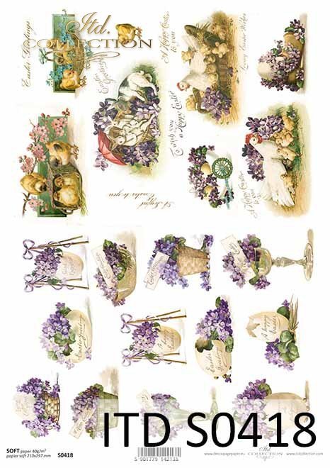 Decoupage paper Soft ITD S0418