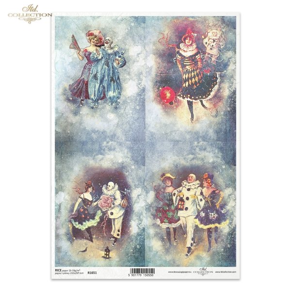 Pierrot, karnawał, Wenecja, w Wenecji, Venice, Venedig, Venecia, bal, zabawa, maska, wenecka, weneckie, karnawałowe maski, Kolombina, Bauta, Zanni, Volto, Carnival Pierrot in love, ball, party, mask, venetian, carnival masks, Sammlung Karneval Pierrot