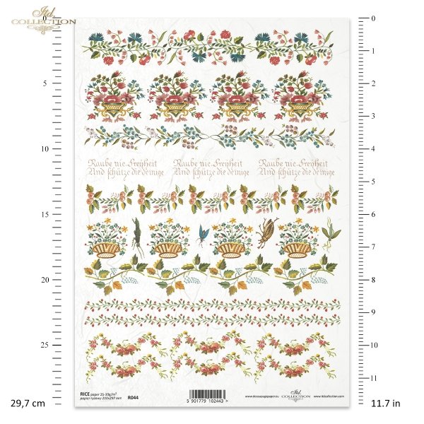 flower, flowers, decoration, decorations, ornament, ornaments, floral decorations, small elements, R044