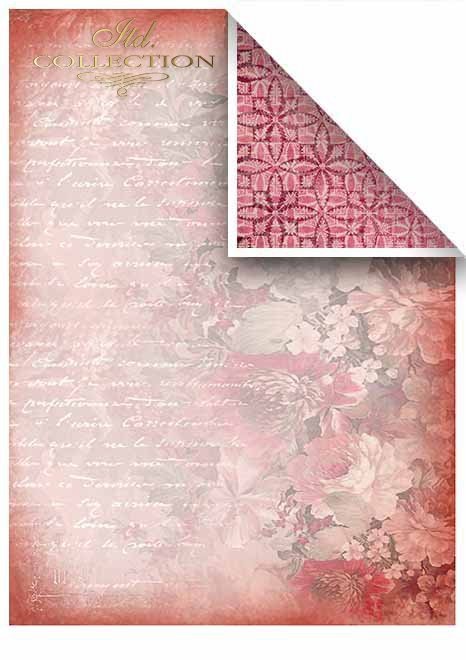 Papiery do scrapbookingu w zestawach - francuskie dziewczyny * Papers for scrapbooking in sets - French girls