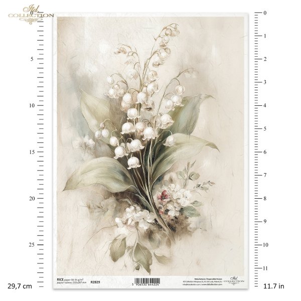 vintage, flora, bukiety, kwiaty, botanika, konwalia*vintage, flora, bouquets, flowers, botany, lily of the valley