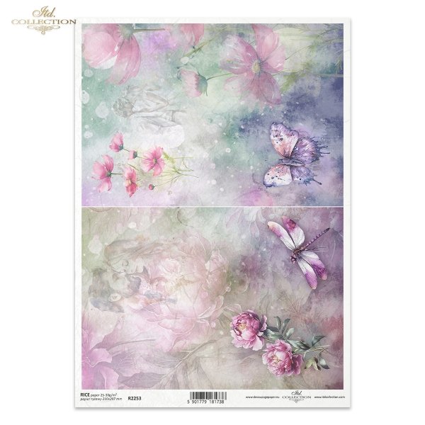 akwarelowe tła, kwiaty, lato, warszawianka, kosmos pierzasty, motyl, motyle, ważka, ważki, peonia, peonie, miłość, zakochane pary, Summer Love Story, watercolour backgrounds, flowers, summer, warbler, feathered cosmos, butterfly