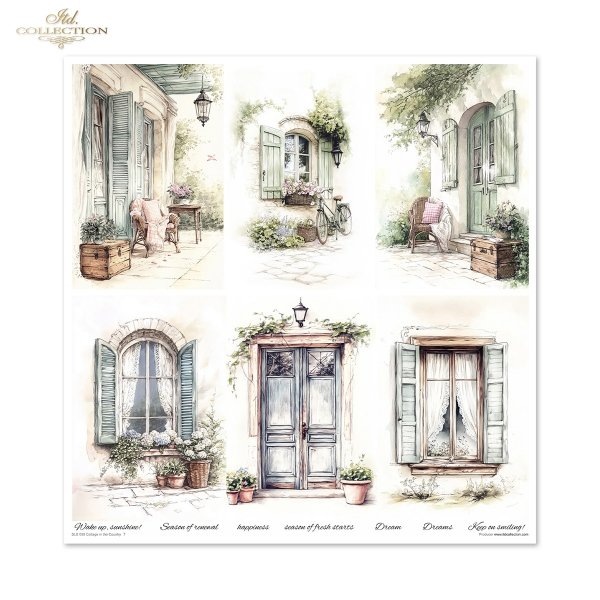 Scrapbooking papers SLS-088 Cottage in the Country