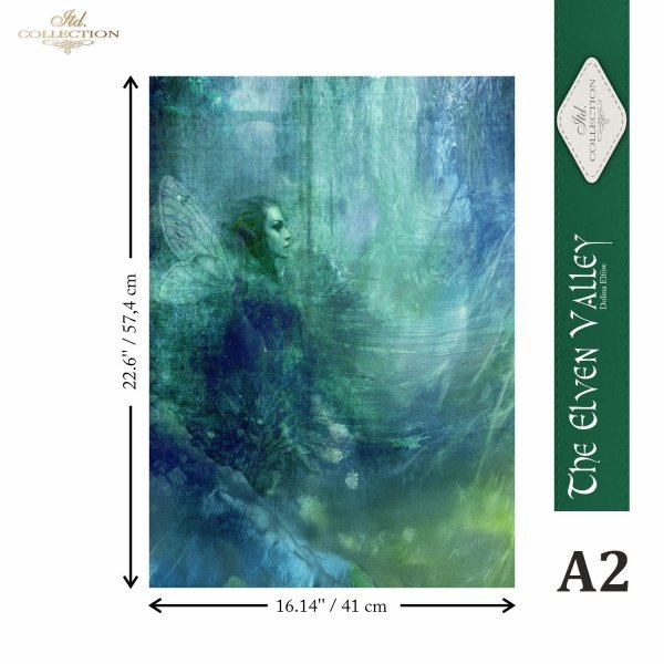 FPA2066 seria „The Elven Valley” – Dolina Elfów * Mulberry decoupage paper FPA2066 „The Elven Valley” * Maulbeerpapier für Decoupage FPA2066 – Das Elfental * Papel decoupage FPA2066