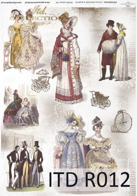 Rice paper R0012 - Itd Collection decoupage paper