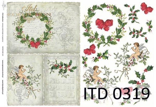 Decoupage paper ITD D0319M