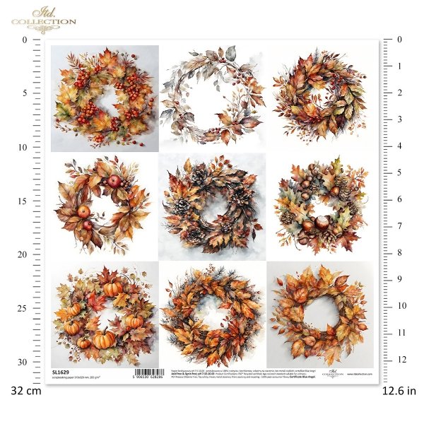 jesienne wianki*autumn wreaths*Herbstgirlanden*guirnaldas de otoño