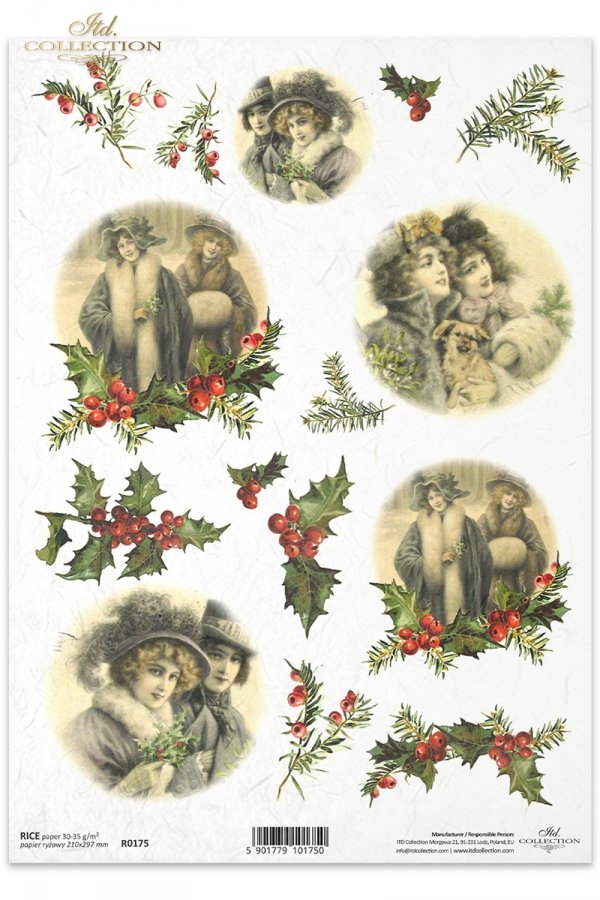 święta, bombki, wklejki, choinkowe, Elegantki, moda, Boże Narodzenie, retro, vintage, ostrokrzew, R175, Christmas, baubles, stickers, Christmas tree, Elegant, fashion, Christmas, retro, vintage, holly, Temas navideños
