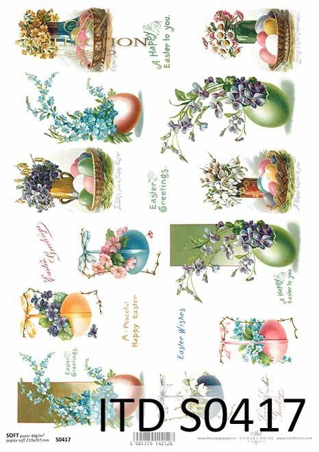 Decoupage paper Soft ITD S0417